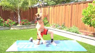 Half Kneeling Dumbbell Windmill