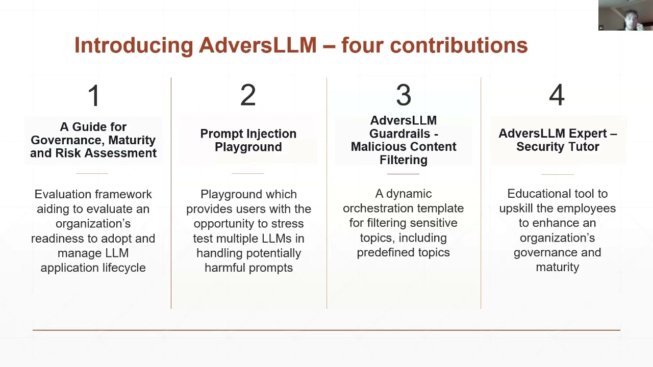 AdversLLM: A Practical Guide To Governance, Maturity and Risk Assessment For LLM-Based Applications