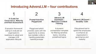 AdversLLM: A Practical Guide To Governance, Maturity and Risk Assessment For LLM-Based Applications