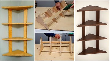 SIMPLE DIY CORNER SHELF Do It Yourself| Home Wall Shelves Decoration Ideas| DIY Woodworking Project