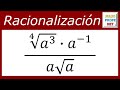 SIMPLIFICAR Y RACIONALIZAR UNA EXPRESIÓN ALGEBRAICA