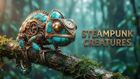 Clockwork Beasts of the Future – Steampunk Wildlife Revealed