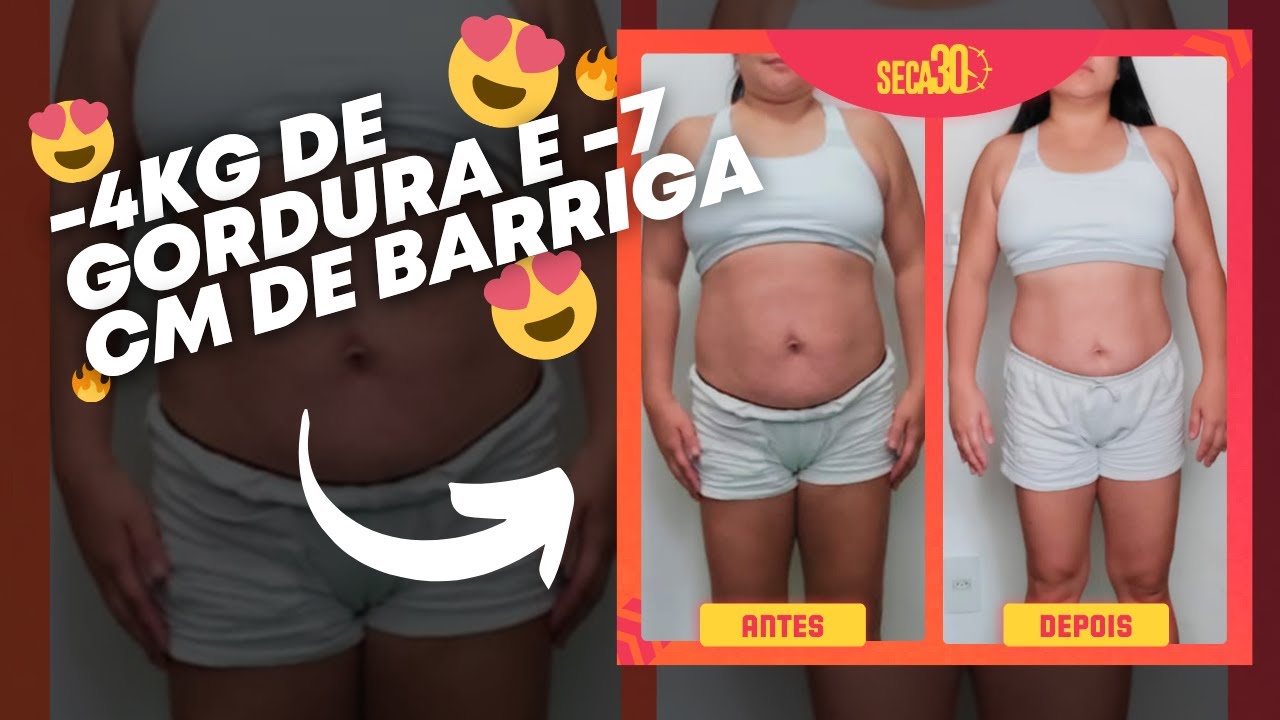 Seca Inspira | Ela perdeu 4kg de GORDURA e 7cm de BARRIGA em apenas 30 dias