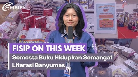 Semesta Buku Hidupkan Semangat Literasi Banyumas - FOTW Edisi 14 November 2025   