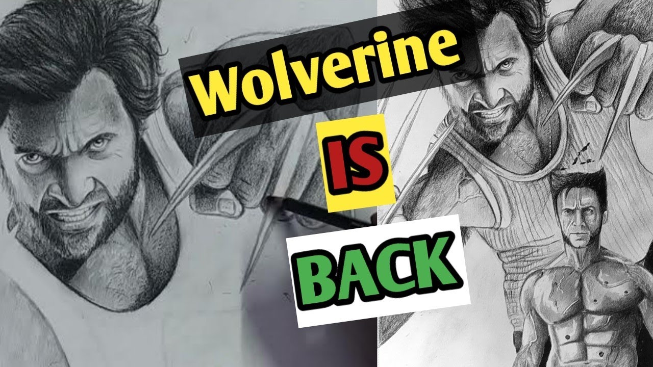 Wolverine is back 🔥🔥🔥🔥 | Hugh Jackman drawing by -Ravi Tiwari - YouTube