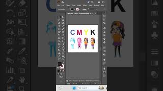 RGB to CMYK Color Separation in Illustrator  #illustrator #graphicdesign #tutorial