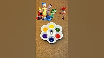 Mixing Emotions from InsideOut 2 - The Result Will Surprise You! (Part 21)#asmr #colors  #insideout2