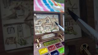 Park Painting With Mini Travel Pallet Plein Air Painting