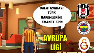 GALATASARAY, FENERBAHÇE, BEŞİKTAŞ TARAFTARLARI 8. HAFTA AVRUPA MAÇLARI KOMEDİSİ! ⚽️😂