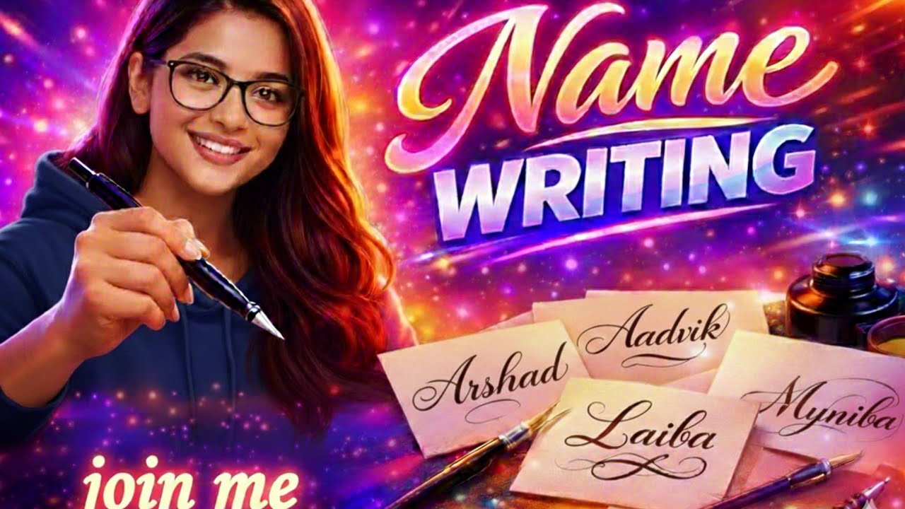 I write my subscribers name ✍️😜💞