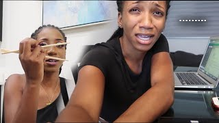 KINGSTON JAMAICA VLOG (Sushi, Halfway Tree, w/ friends + Customer service chit-chat) | Annesha Adams
