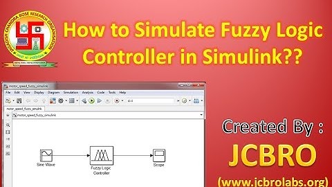 Simulate Fuzzy Controller in Simulink (Motor speed Control) ...