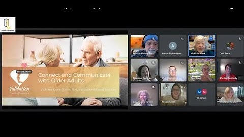 Vicki de Klerk - Validation Therapy (OTD Meeting 9)