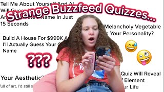 Can BuzzFeed Quizzes predict my future