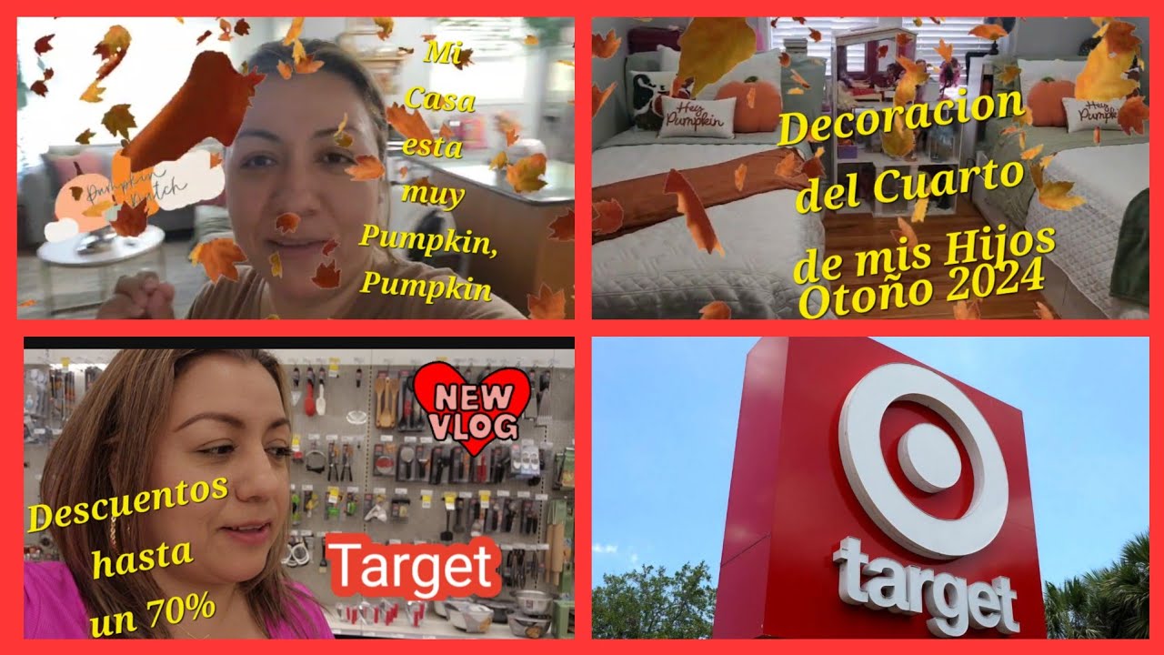 Target Descuentos 70% Decoración del Cuarto de mis Hijos Otoño 2024 Mi Casa muy  Pumpkin Pumpkin