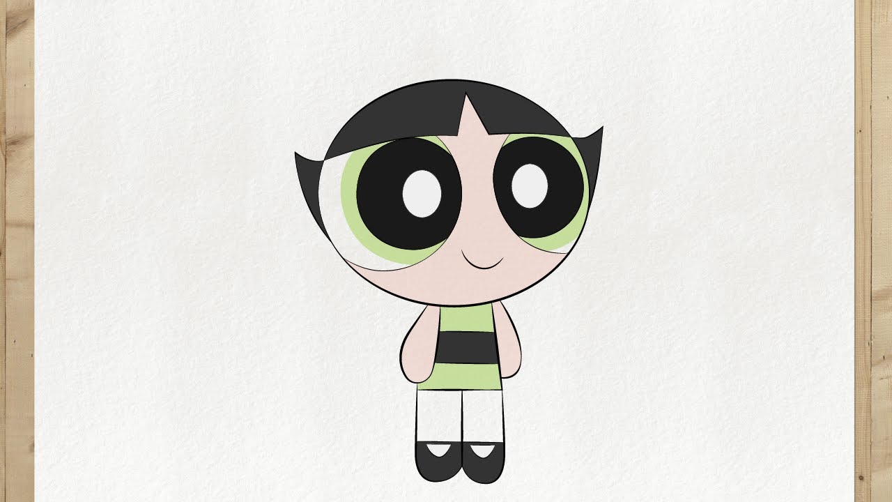 COMO DESENHAR A DOCINHO 💚 | Meninas Superpoderosas | Tutorial de ...