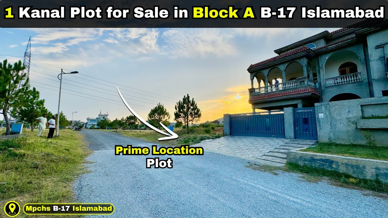1 Kanal Plot for Sale in B17 Islamabad Block A Prime Location 
