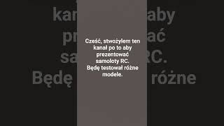 Bede nagrywał różne loty samolotem #rc #samoloty