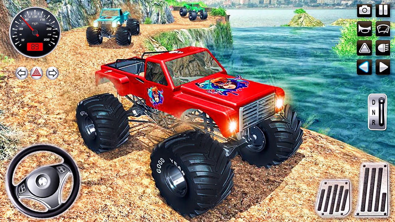 Offroad 3D Monster Truck Driving Adventure 4x4 Simulator Hill Drive Best Android GamePlay
