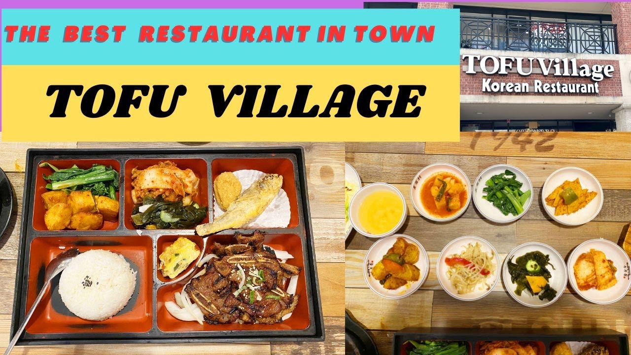 The Best Restaurant In Town Tofu Village Korean Cuisine YouTube