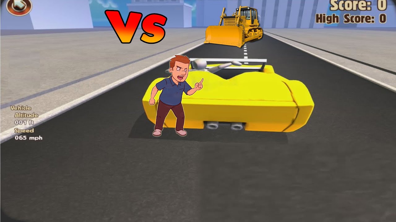 Bulldozer vs Human [Turbo Dismount #1] - YouTube