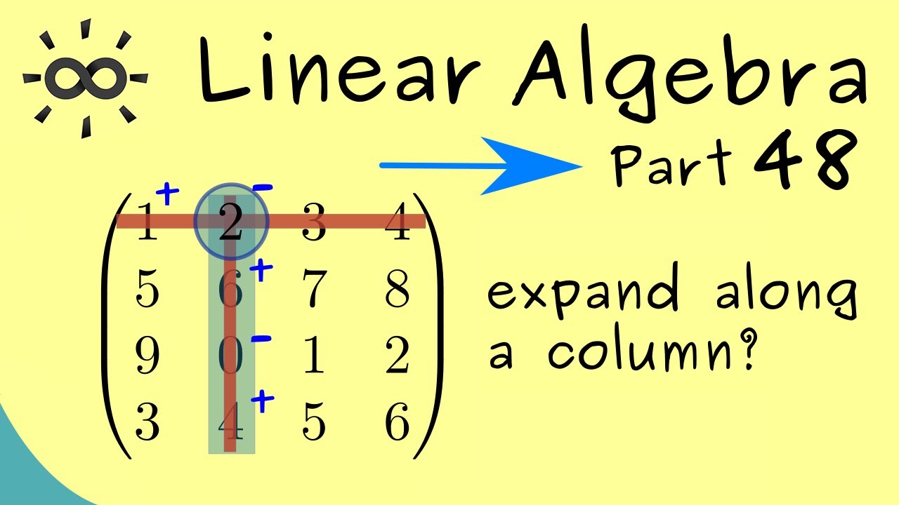Linear Algebra 48 | Laplace Expansion - YouTube