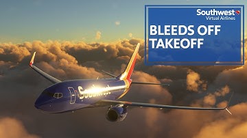 SVA PMDG 737 - Engine Bleeds Off Takeoff