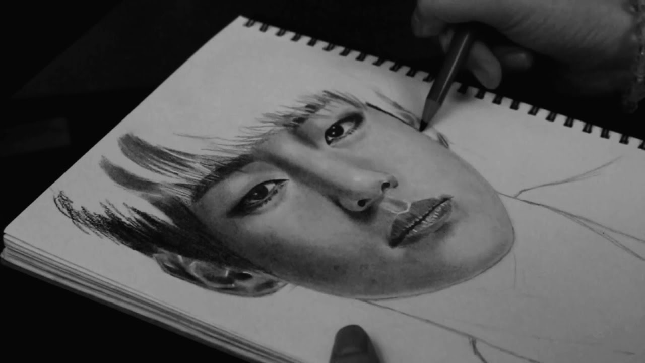 images Realistic Easy Realistic Kim Taehyung Drawing drawing v kim taehyung ê¹íí from bts ë°©íìë
ë¨