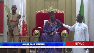 Edo State Govt. Leads APC Presidential Campaign Council On Visit To Oba Of Benin