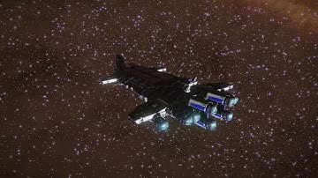 Elite: Dangerous - Fleet Carrier DSN Argonath departure