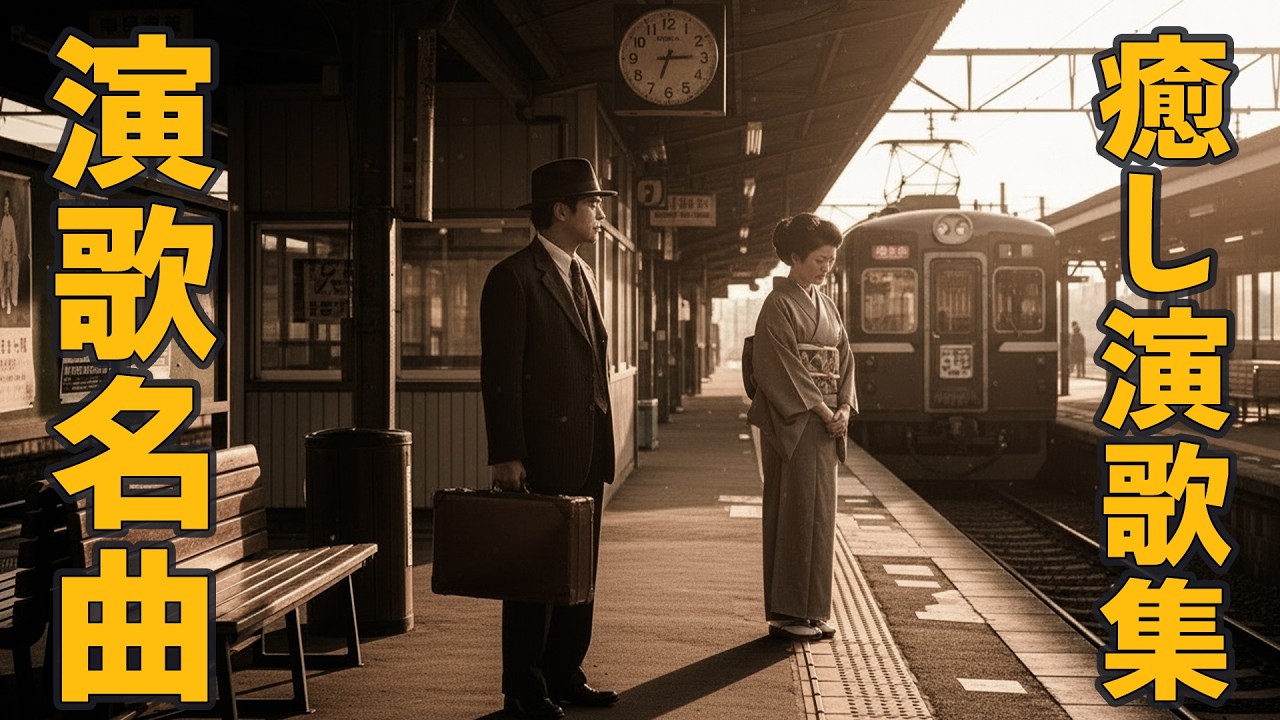 心を癒す60〜80年代歌謡メドレー 🌸 涙が止まらない昭和メドレー曲 🌹 美しい昭和の旋律