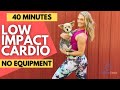 No Jumping CARDIO Workout Sweat fest!  Low Impact aerobic LISS