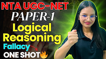 Logical Reasoning Fallacy One shot | UGC-NET Paper-1 June 2025 | FREE CLASSES  #logicalreasoning