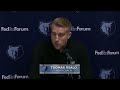 Tuomas Iisalo Press Conference | Grizzlies vs. Lakers