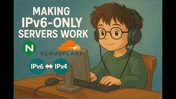 Making IPv6-Only Servers Work with IPv4 Clients ( NGINX + Cloudflare )