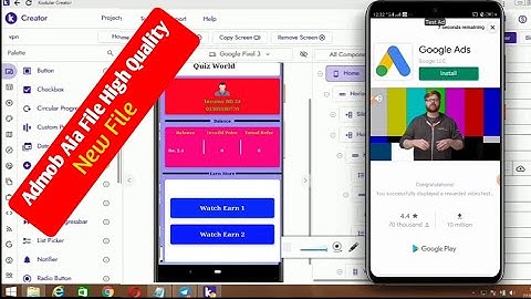 Admob Earning Aia high Quality File,New Kodular Aia file,New Aia File,Jason File,Free Aia file.