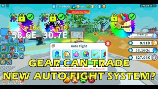 UPDATE 53 | GEAR CAN TRADE NOW | NEW AUTOFIGHT SYSTEM? - Weapon Fighting Simulator #127