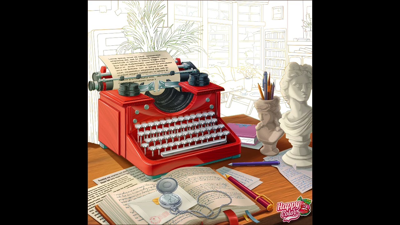 Happy Color - Look Like Harrison Got A Type Machine To Type About An Office Room Do I (Collection)