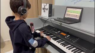 Soft Mozart Lebanon: Michael Khaddaj (8) sight reading first steps on P4. level 1 screenshot 4