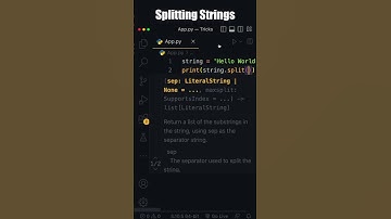 🔴  Splitting Strings in Python