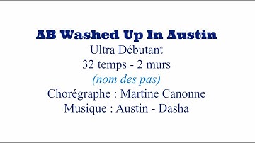 AB Washed Up in Austin - Line Dance (pas)