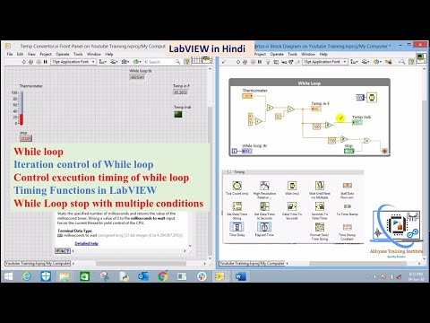 P7 - While loop condition and iteration control in LabVIEW | Control Execution Timing of While loop