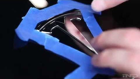 INSTALL GUIDE: IND Tesla Model 3 Painted Hood Emblem (Black Chrome)
