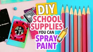 5 DIY School Supplies You Can Spray Paint ~ Back to School - HGTV Handmade