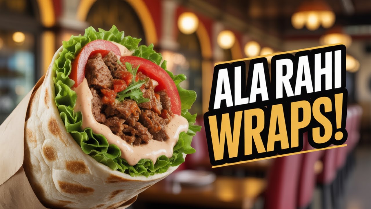 Eating Ala Rahi Wraps 🌯 | Authentic Turkish Food Mukbang in Karachi ...