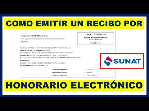 Video: Cómo Emitir Un Recibo