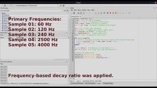 Demonstration of Sounds Generated via Matlab Coding