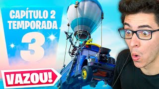 A NOVA TEMPORADA DO FORTNITE FOI VAZADA! *Temporada 3*