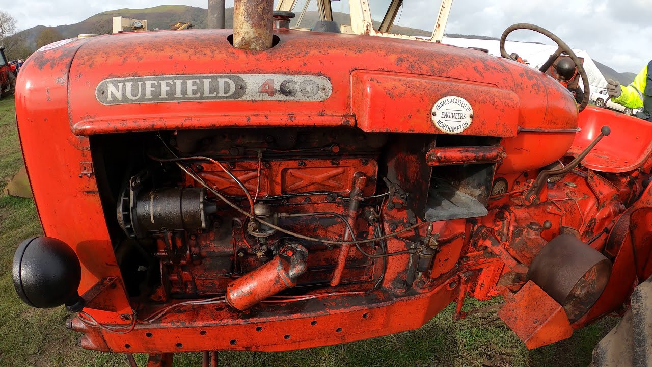 1963 Nuffield 4/60 3.8 Litre 4Cyl Diesel Tractor (61 HP) YouTube