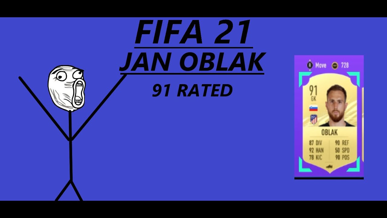 Fifa 21 - 91 Rated Jan Oblak In A Pack A Waits!